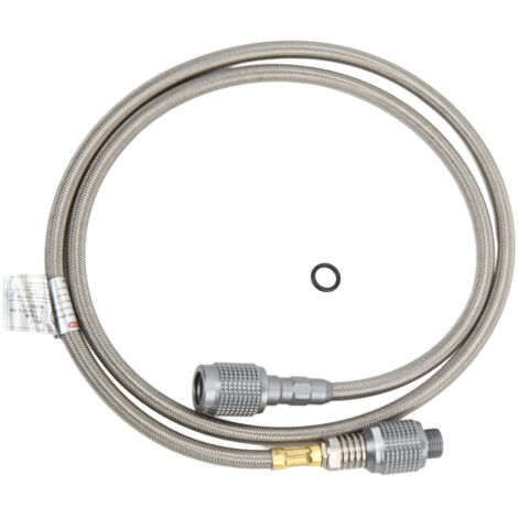 Tuyau à gaz flexible en acier inoxydable haute température pour camping et plein air