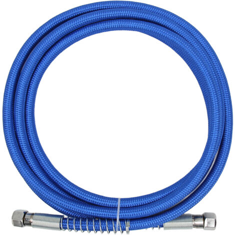 Tuyau à vapeur haute pression en silicone résistant à la chaleur pour chaudières, 3 mètres bleu