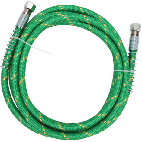 Tuyau à vapeur moyenne pression 0.7Mpa professionnel en silicone flexible haute résistance, 9.8 pieds vert
