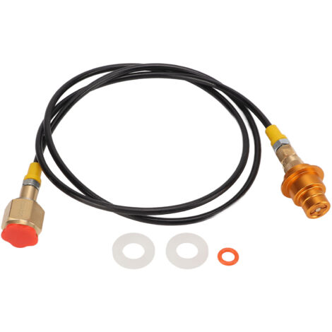 Tuyau adaptateur pour bouteille de CO2, tuyau adaptateur de 60 pouces pour machine à soda, embout adaptateur en laiton pur, tuyau adaptateur pour bouteille de machine à soda (CGA320)