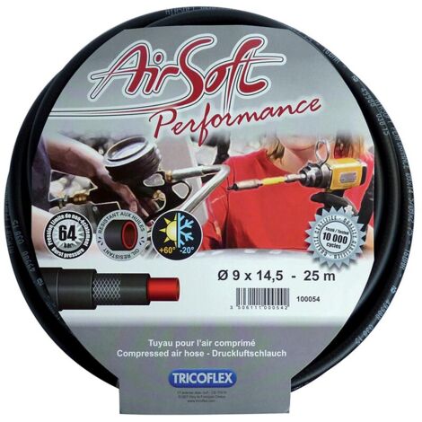 Tuyau air comprimé Airsoft Performance, diamètre intérieur 8 mm - extérieur 13 mm, longueur 25 m - TRICOFLEX