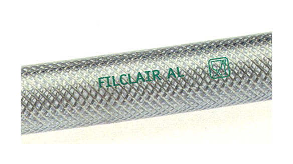 Alfaflex - Tuyau plastique transparent tressé polyvalent Ø12x19, le m
