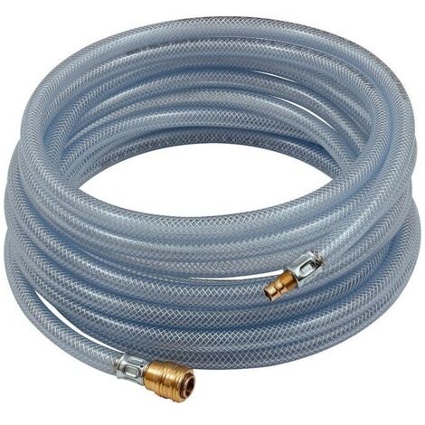 Tuyau air PVC avec raccord 20m 9x3mm transparent RIEGLER