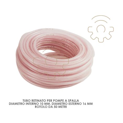 Tuyau anilox de 50 m pour pompes A dos interne 10 mm extA rieur 16 mm