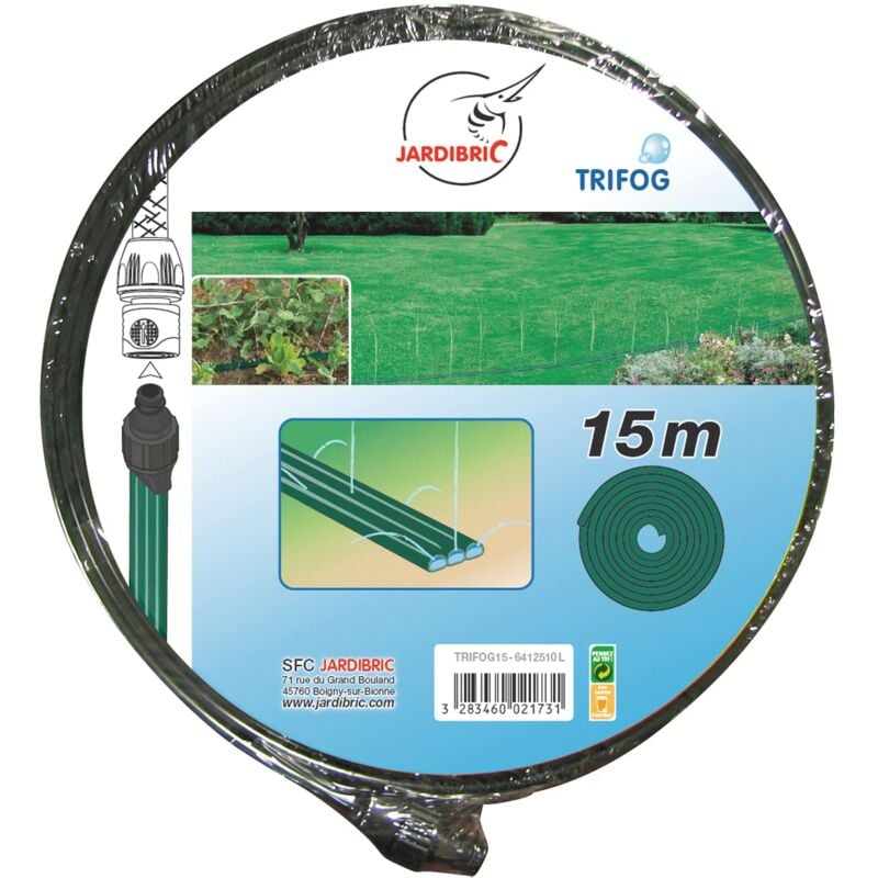 Tuyau Arroseur Microperforé Jardibric 15m – Arrosage Souple et Précis pour Potager ou Jardin de Fleurs