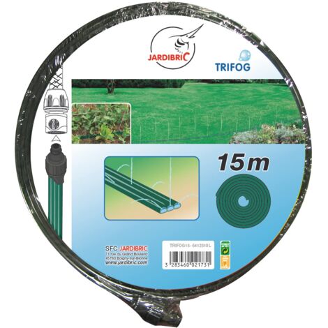 Tuyau Arroseur Souple Microperforé de 15m Jardibric Arrosage Uniforme et Efficace pour Votre Jardin