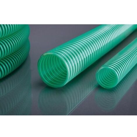 Tuyau aspiration APDatec 10vert/transp. 25x2,5mm 50m