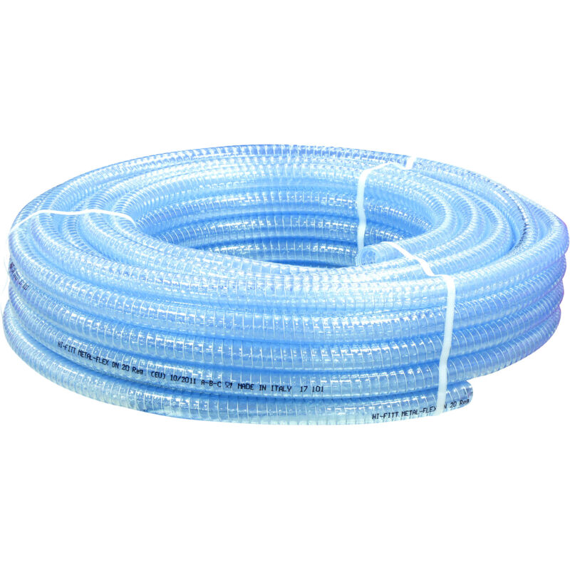 Tuyau aspiration et refoulement spiralé armé acier diam 30mm - long 30 Mtrs - S06062