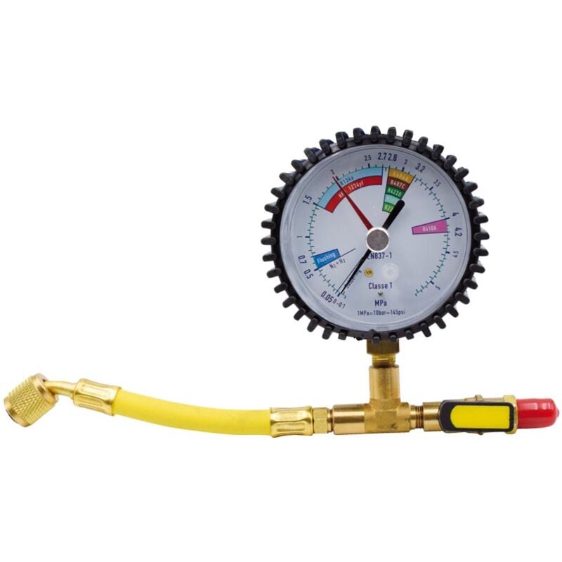 Tuyau avec manomètre pour le brasage et la mise sous pression - Idrhaus