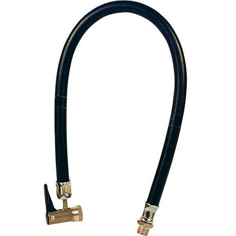 Tuyau avec prise a levier 500 mm pour pistolet gonflage pneus standard