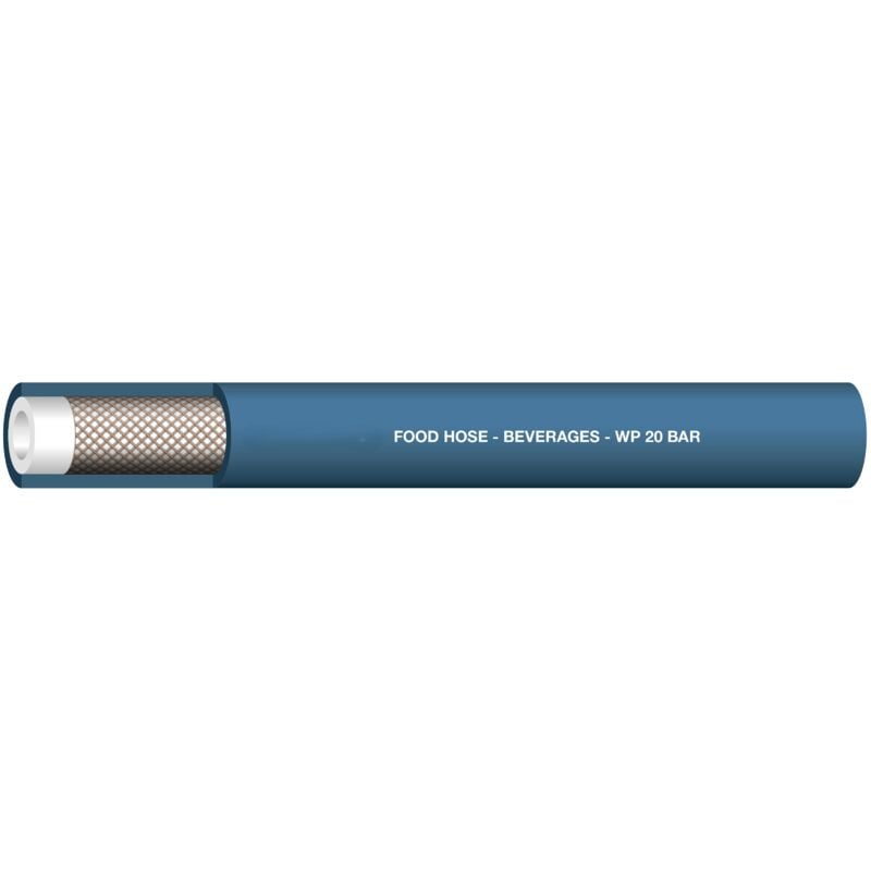 Tuyau Bleu Rs Pro diamètre interne: 13mm, longueur 20m, pour Eau chaude ( Prix pour 1 )