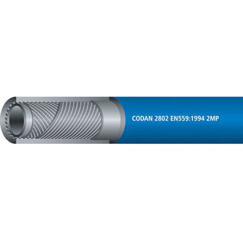 Rs Pro - Tuyau Bleu diamètre interne: 8mm, longueur 25m, pour Oxygène ( Prix pour 1 )