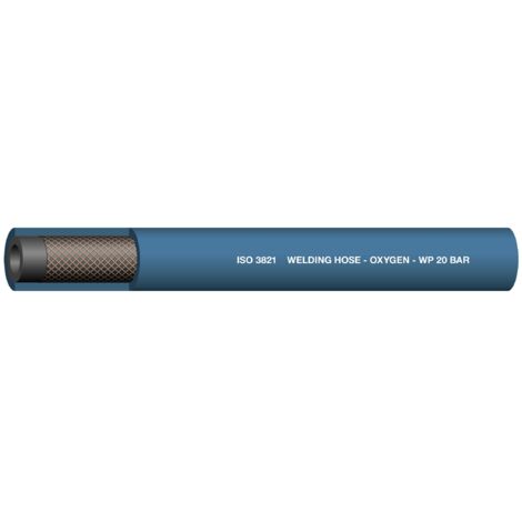 Tuyau Bleu RS PRO, diamètre interne: 10mm, longueur 25m, pour Oxygène ( Prix pour 1 )