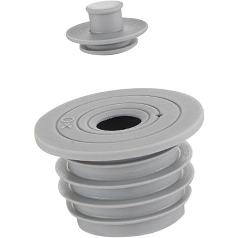 Tuyau Bouchon D'étanchéité, Silicone Bouchon D'étanchéité de Tuyau D'évacuation, Piscine Siphon de Sol Bouchon D'étanchéité de Salle de Bain de Cuisine Outils de Nettoyage D'égout, 40-50mm Gris