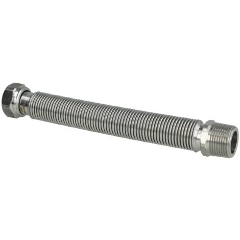 Tuyau cannelé inox 200 - 410 mm extensible