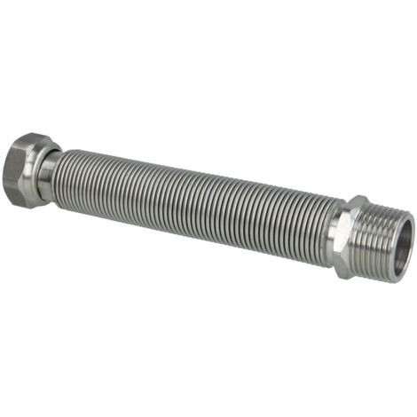 Tuyau cannelé inox extensible  de 200 - 410 mm