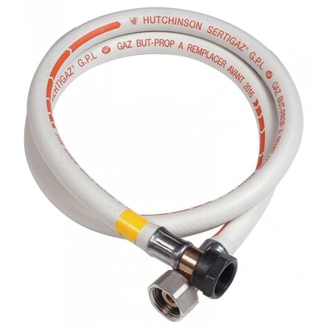 Tuyau caoutchouc gaz bp, garantie 10 ans, GAZINOX, H.100 cm
