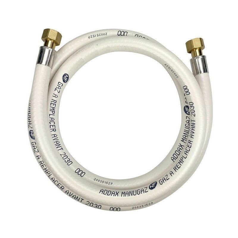 Blanc Habitat - Tuyau Flexible Caoutchouc pour Gaz de Ville 2m gazinox - 12H15200