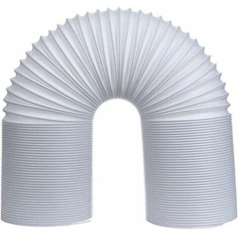 Tuyau Climatiseur Mobile, Tuyau Évacuation Climatiseur Mobile,Diamètre 150mm Tuyau Pour Climatiseur en PVC Flexible Tube De Ventilation (Ø150mm,1.5m)-Crezuo