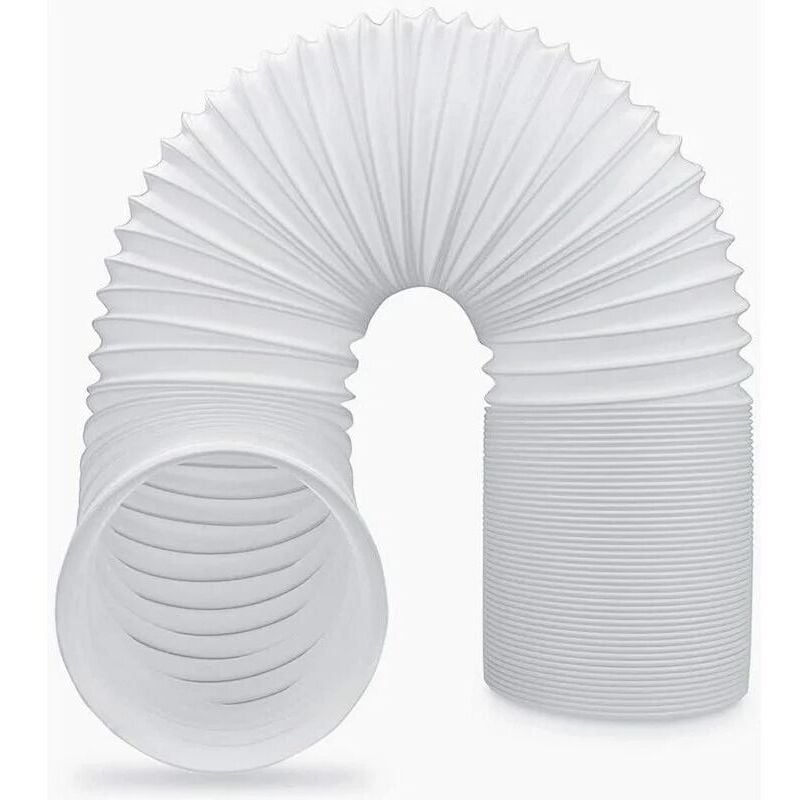 Tuyau Climatiseur Portable, PVC Souple, Diamètre 130 mm, Longueur 1,5 m, Parfait Pour Les Systèmes De Climatisation, Sèche-linge Et Hottes Aspirantes