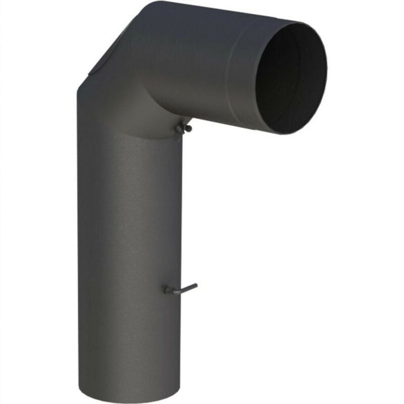 Le Sanitaire - Tuyau coudé pour tuyau de poêle ø 180 mm