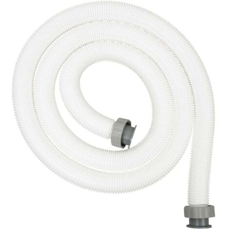 tuyau D 38 L 3,0 m + connecteurs filetés Blanc