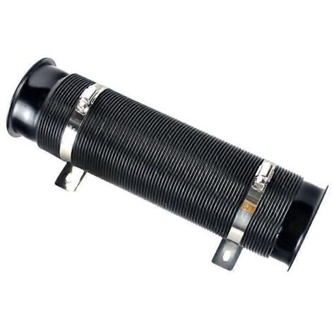 Tuyau d'admission d'air réglable flexible universel - Conduit d'entrée en caoutchouc résistant pour système d'aspiration, raccord de tuyau de ventilation ajustable pour atelier ou garage.