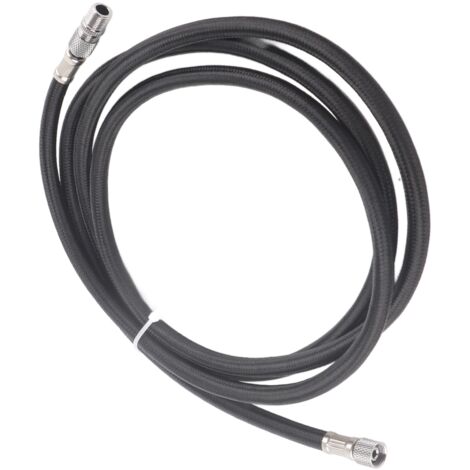 Tuyau d'aérographe universel 1,8 mètres avec raccord 1/8 pouce, flexible nylon résistant pour peinture