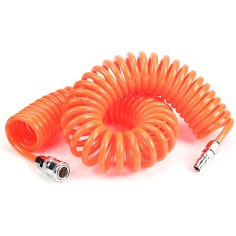 Tuyau d'air 8mm  5mm, Tuyau d'air de recul, Tuyau flexible de compresseur d'air en PU, pour pompe de compresseur d'air 9m rouge