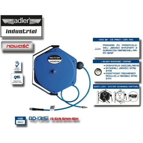 Tuyau d'air de compresseur sur la bobine Adler 3124.0 15 m
