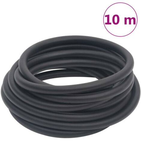 Tuyau d'air hybride noir 0,6 10 m caoutchouc et PVC - The Living Store