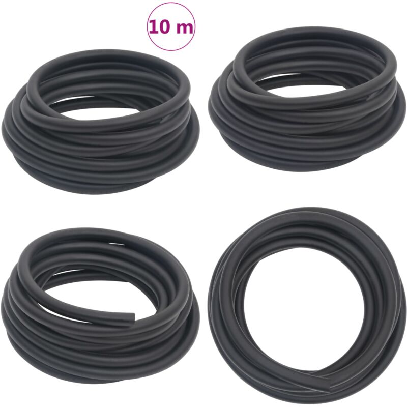 Tuyau d'air hybride noir 0,6 10 m caoutchouc et pvc - tuyau d'air - tuyaux d'air - Home & Living - Noir