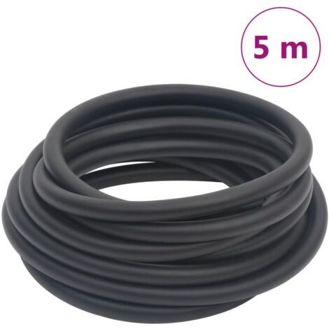 Tuyau d'air hybride noir 0,6 5 m caoutchouc et PVC - The Living Store