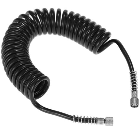 Tuyau d'air professionnel pour aérographe, bobine à ressort en PU, avec norme 1/8
