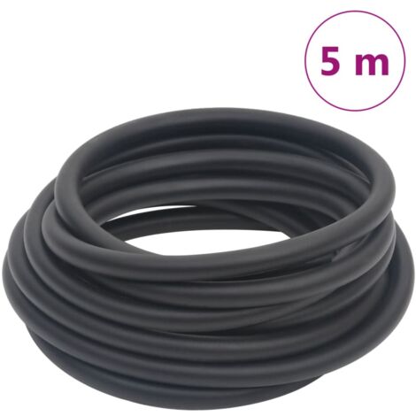 Tuyau d'air Tapis de salon  Tuyau d’air comprimé hybride noir 5 m caoutchouc et PVC 74284