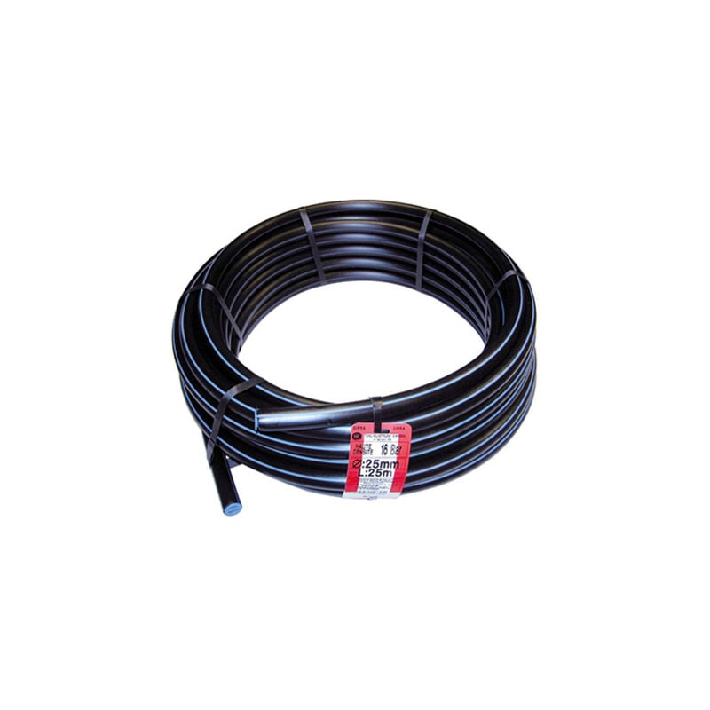 Tuyau d'alimentation en polyéthylène pour eaux potables ø 32 mm - 50 m - Spido