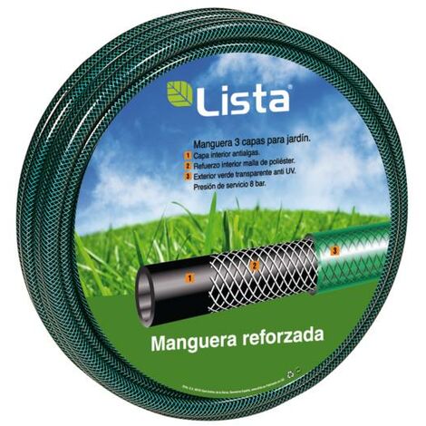 Tuyau d&aposirrigation tressé LISTA - talla Ø 19mm x 50m