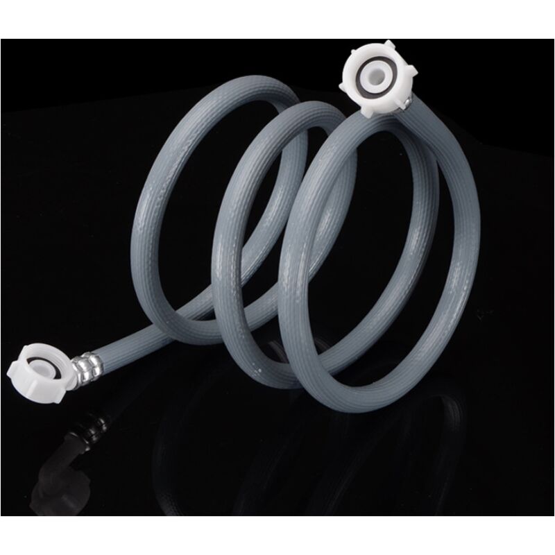 Tuyau d'arrivée d'eau Lave-linge Lave-vaisselle 2964 Raccordement longueur 1,5m I 3/4' coudé/droit avec joint I Tuyau d'arrivée d'eau usage universel