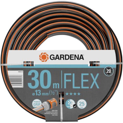 GARDENA Tuyau d'arrosage Comfort FLEX – Longueur 25m – Ø19mm – Anti noeud et indéformable – Garantie 20 ans (18053-20)