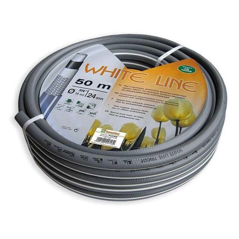 Tuyau d'arrosage 5 couches white line ø 19 mm 50 mètres