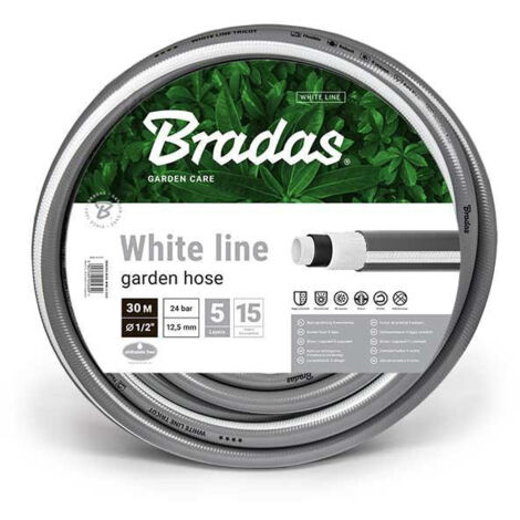 Tuyau d'arrosage 5 couches WHITE LINE 19mm 30 mètres