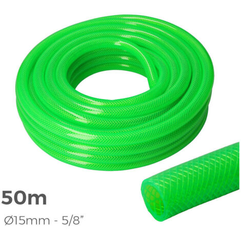 Tuyau D'arrosage Anti-Torsion Ø Intérieur 15mm Ø Extérieur 20mm (5/8'') - Rouleau 50m Edm