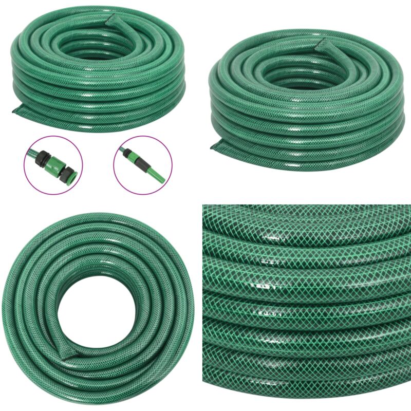 Tuyau d'arrosage avec jeu de raccords vert 0,75 10 m pvc - tuyau d'arrosage - tuyaux d'arrosage - Home & Living - Vert