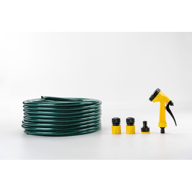 Tuyau d'arrosage 13mm - Suan - Kit complet avec accessoires d'arrosage - Longueur : 30m