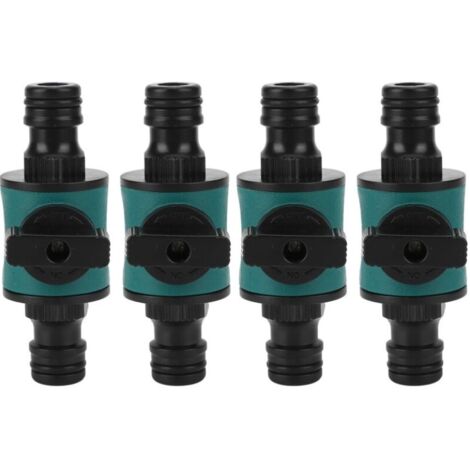 Tuyau d'arrosage double tête étanche en plastique (lot de 4)