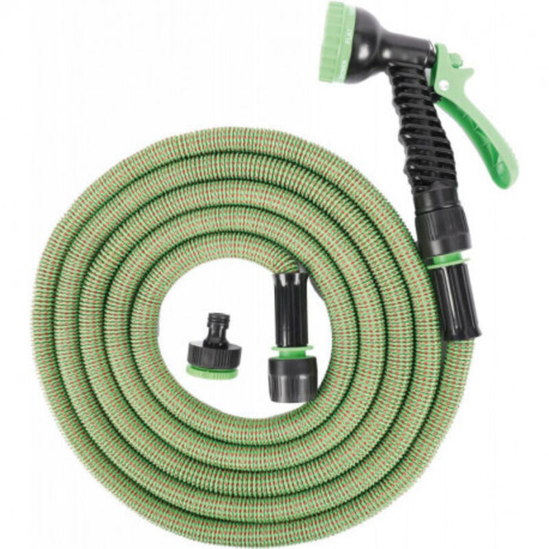 Tuyau d'arrosage ext. jusqu'à 20m Classic avec jeu de ferrures plastique