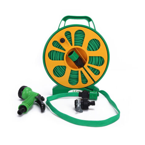 Tuyau d’Arrosage Extensible 15 m – Kit Flexible pour Jardin, Terrasse, Nettoyage et Arrosage de Plantes