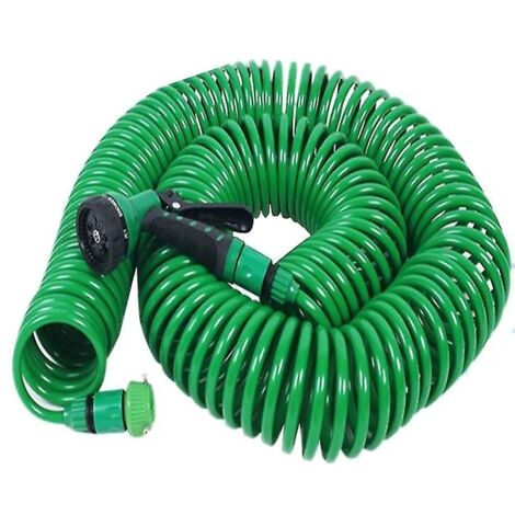 Tuyau d'arrosage extensible de 7,5 m, outil d'irrigation pour le jardinage et le nettoyage, nettoyeur haute pression, pulvérisateur, outils de jardin