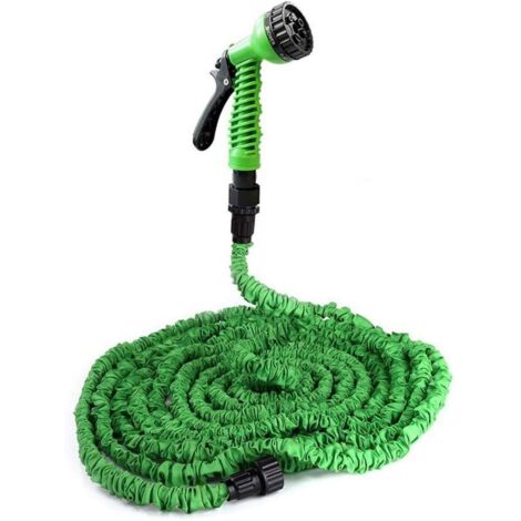 Tuyau d'arrosage extensible flexible pour arroser les plantes de jardin, pelouse, voiture (75 pieds/22,5 m)