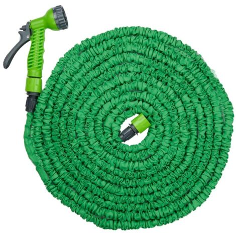 Tuyau d'arrosage extensible - Tuyau d'arrosage avec pulvérisateur - Tuyau d'arrosage - Compact et pratique